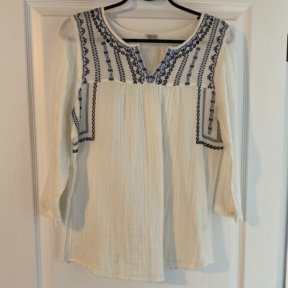 Lightweight boho blouse